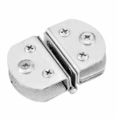 Sillón de cristal de aleación de aluminio de doble lado ajustable soporte de soporte de 180 grados