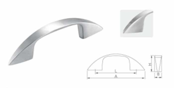 Muebles Hardware Tirar cajón gabinete de cocina perillas de la puerta de acero inoxidable mango