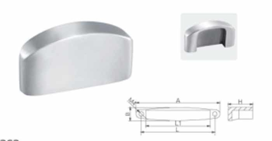 Muebles Hardware Tirar cajón gabinete de cocina perillas de la puerta de acero inoxidable mango