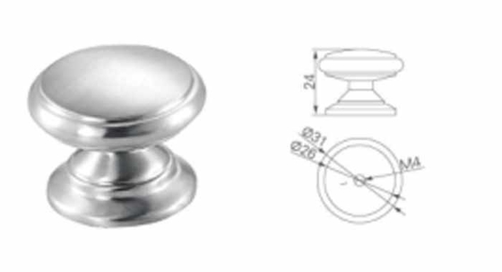 Acero inoxidable 304 Botón de bola para muebles Cabinet puerta de cajón 25mm 30mm rosa separada cocina dormitorio vestidor hotel sala de estar