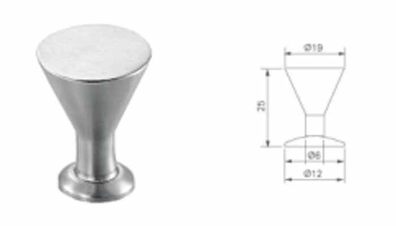 Acero inoxidable 304 Botón de bola para muebles Cabinet puerta de cajón 25mm 30mm rosa separada cocina dormitorio vestidor hotel sala de estar