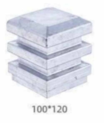 100x100 o 4x4 pulgadas de aluminio cerca de post tapa ornamental Die Cast Post tapa