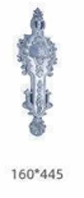 Accesorios de cercas y puertas de aluminio ornamentales populares