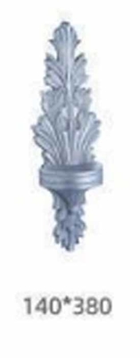 Accesorios de cercas y puertas de aluminio ornamentales populares