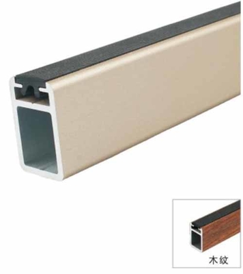 Grado avanzado Armario-tubo Ropa colgante palo de aleación de aluminio Armario de baño tubo de cromo