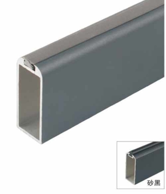 Grado avanzado Armario-tubo Ropa colgante palo de aleación de aluminio Armario de baño tubo de cromo