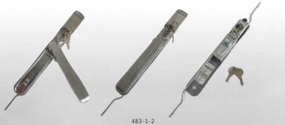 Cerradura de puerta de caja eléctrica de acero inoxidable Cielo Tierra Enlace superior Enlace inferior Cerraduras