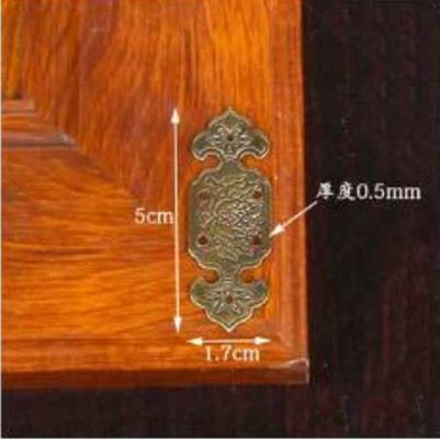 Wholesale High QualityDecorated Zinc Alloy Wooden Box Corner Bronze Iron