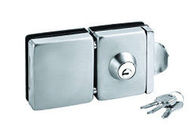 Cerradura de seguridad doble de la puerta de cristal de desplazamiento de dos puertas con el botón para la puerta cuadrada