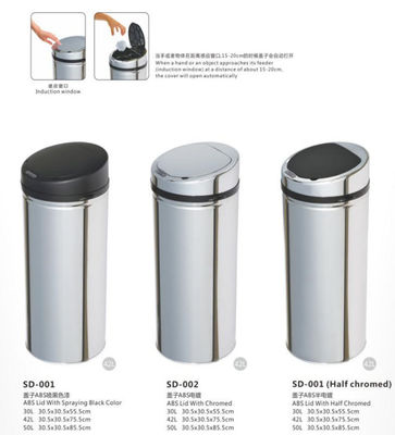 Bote de basura del sensor de la inducción del bote de basura de la cocina de la prenda impermeable del hogar 24L