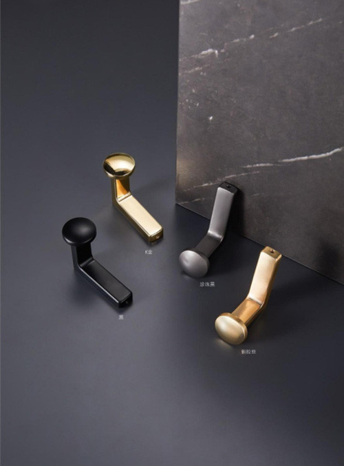 Ropa de baño de aluminio gancho toalla colgador gancho de proveedor chino gancho de tela de estilo de Europa del Norte