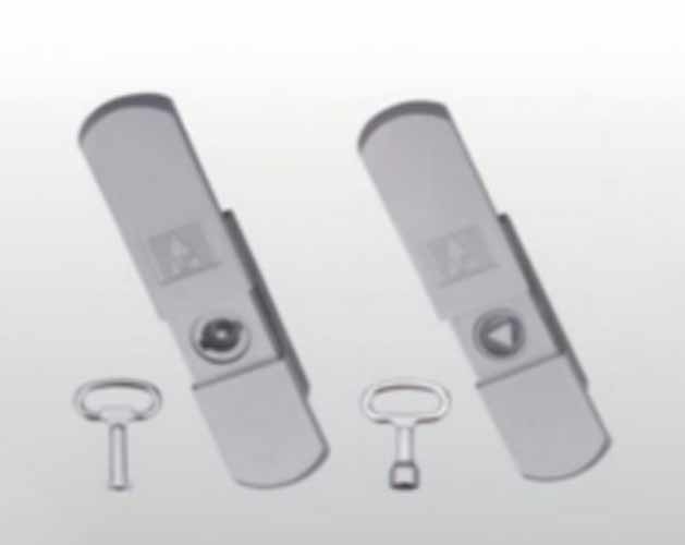 Cerradura de puerta de caja eléctrica de acero inoxidable Cielo Tierra Enlace superior Enlace inferior Cerraduras
