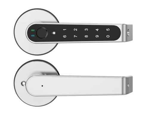 El tirador de puerta elegante impermeable euro del hotel de la puerta cierra la cerradura biométrica de la huella dactilar de Digitaces de la puerta inteligente de la puerta