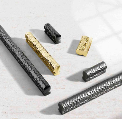 lujo de latón dorado armario de cocina y armario puerta muebles gabinete y cajón de baño manija de tira