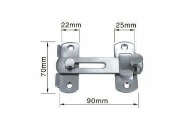 La cerradura de puerta Ss304 traba el estilo moderno simple 70x22m m resistentes tamaño pequeño
