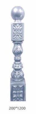 Diseño moderno de escalera de aluminio para interiores baluster escalera de aluminio ornamental barandilla