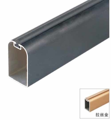 Grado avanzado Armario-tubo Ropa colgante palo de aleación de aluminio Armario de baño tubo de cromo