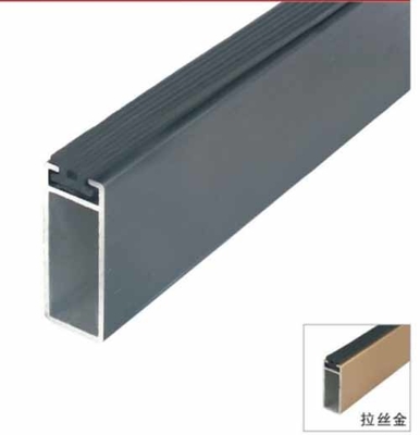 14.5mm Ropa colgante varilla ovalada de aleación de aluminio varilla de armario varilla de armario de araña