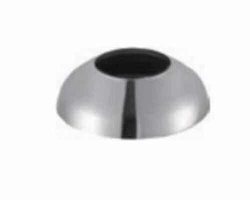 Base de tubería universal de acero inoxidable para armario con herrajes para armario con colgador engrosado, toallero y riel para ropa, brida esférica, base de brida