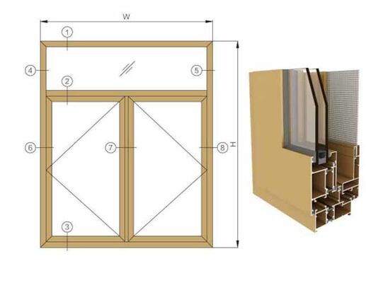 Perfil de aluminio de alta calidad para puertas y ventanas, perfiles de aluminio personalizados de China, perfiles de aluminio para puertas