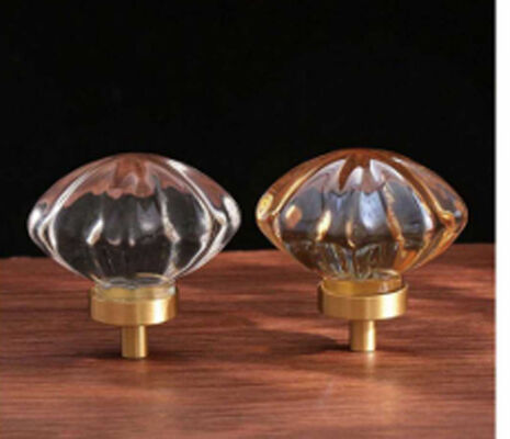30 mm de ancho Moderno simple cristal de vidrio de la manija de la olla tapa de la manija de la tetera de la herramienta del armario botones del cajón
