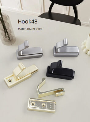 Gancho para Muebles de Cocina y Armario de Muebles Modernos al por Mayor, Gancho para Ropa de Aleación de Zinc con Montaje en Pared