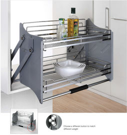 El elevador tira hacia abajo los accesorios modernos de la cocina de la cesta con suave - parada